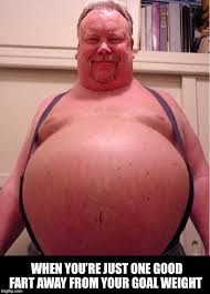 bloated the week between Christmas and New Year's